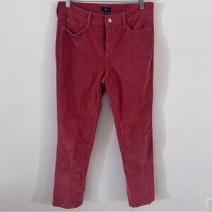 NYDJ Lift x Tuck Burnt Orange Corduroy Skinny Leg Pants |Size 8|